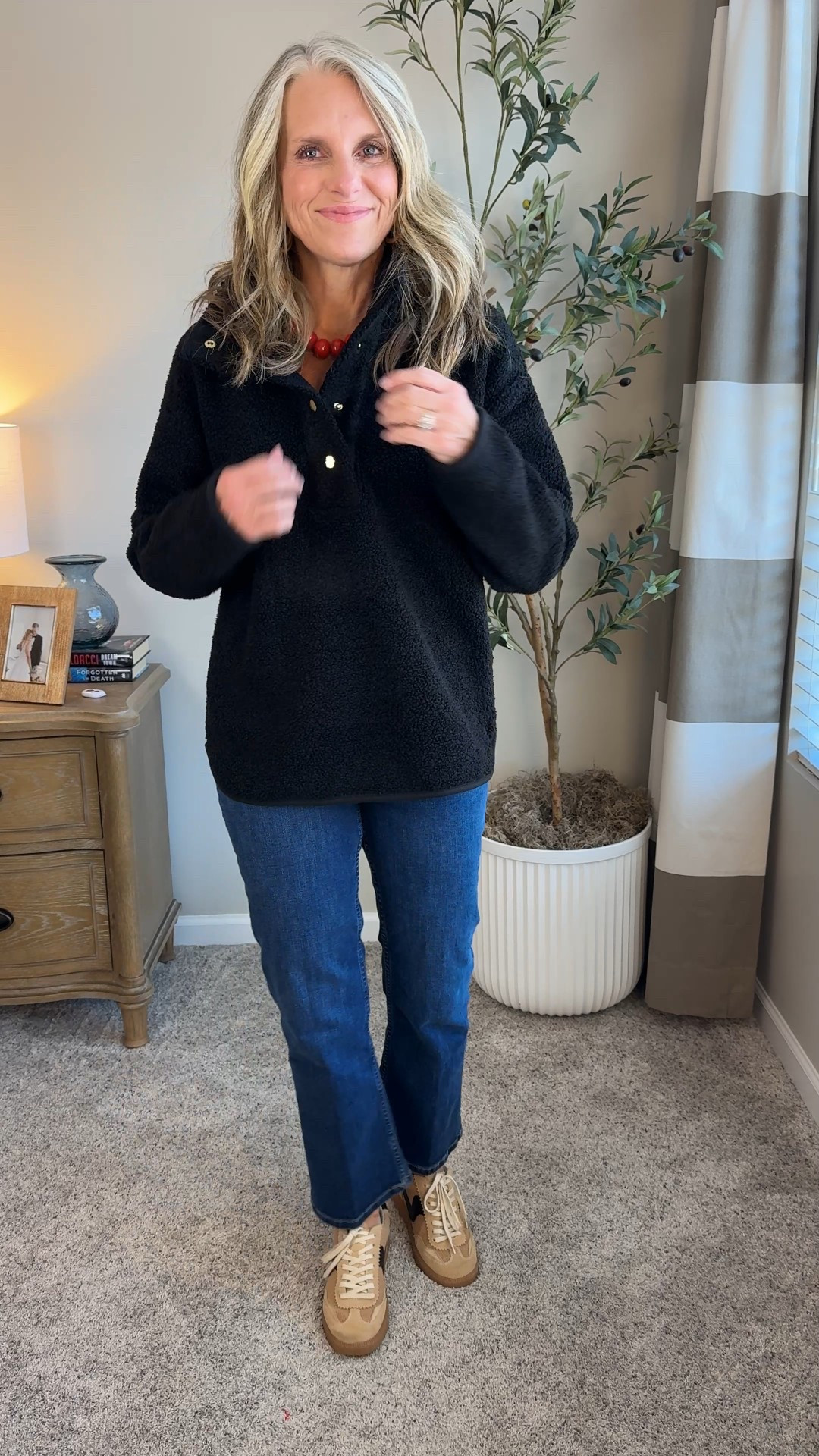 If cozy and soft are your favorite, then these are for you. Add a fun necklace to amp up a casual look. 

#LTKHoliday #LTKOver40 #LTKCyberWeek