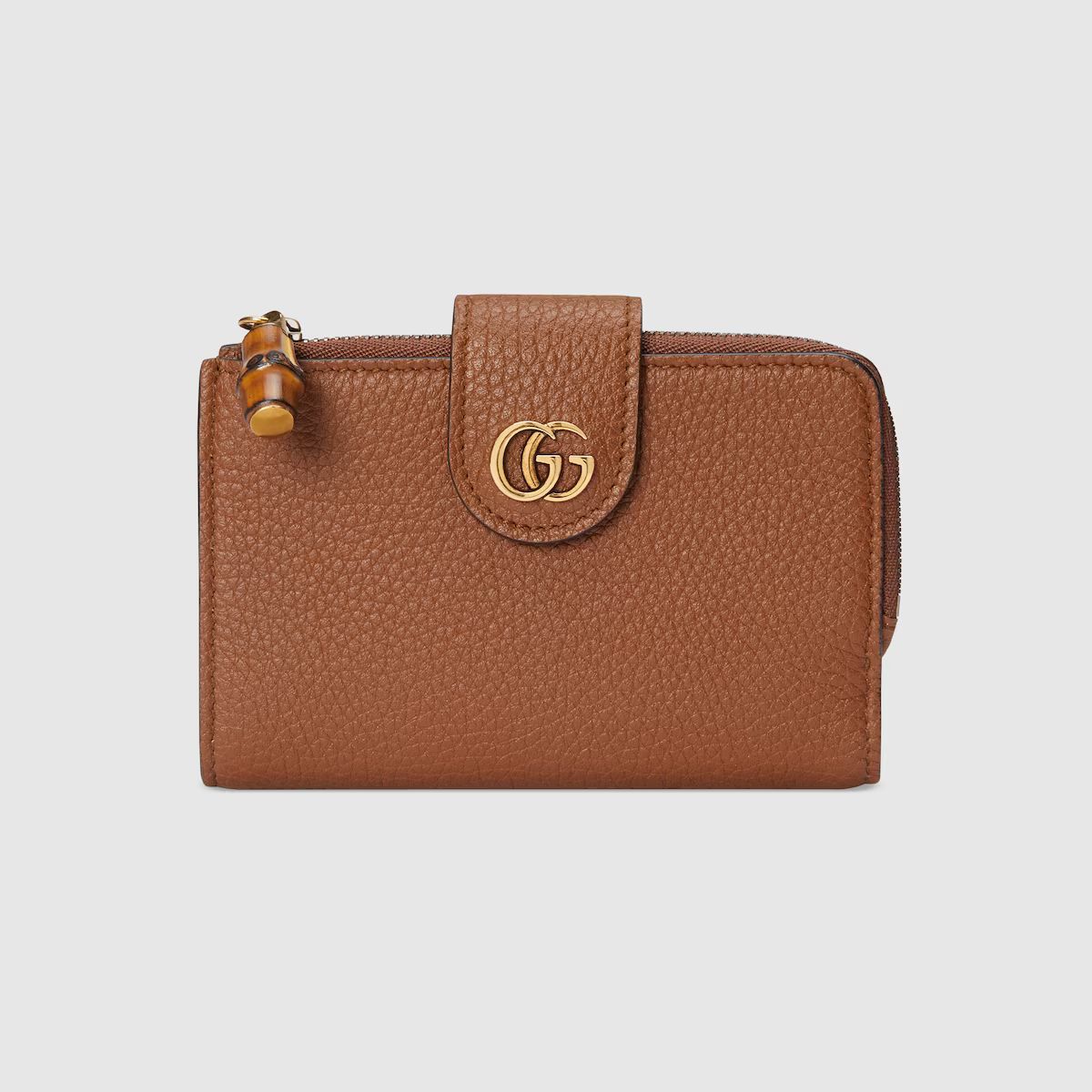 Medium Double G wallet with bamboo | Gucci (US)
