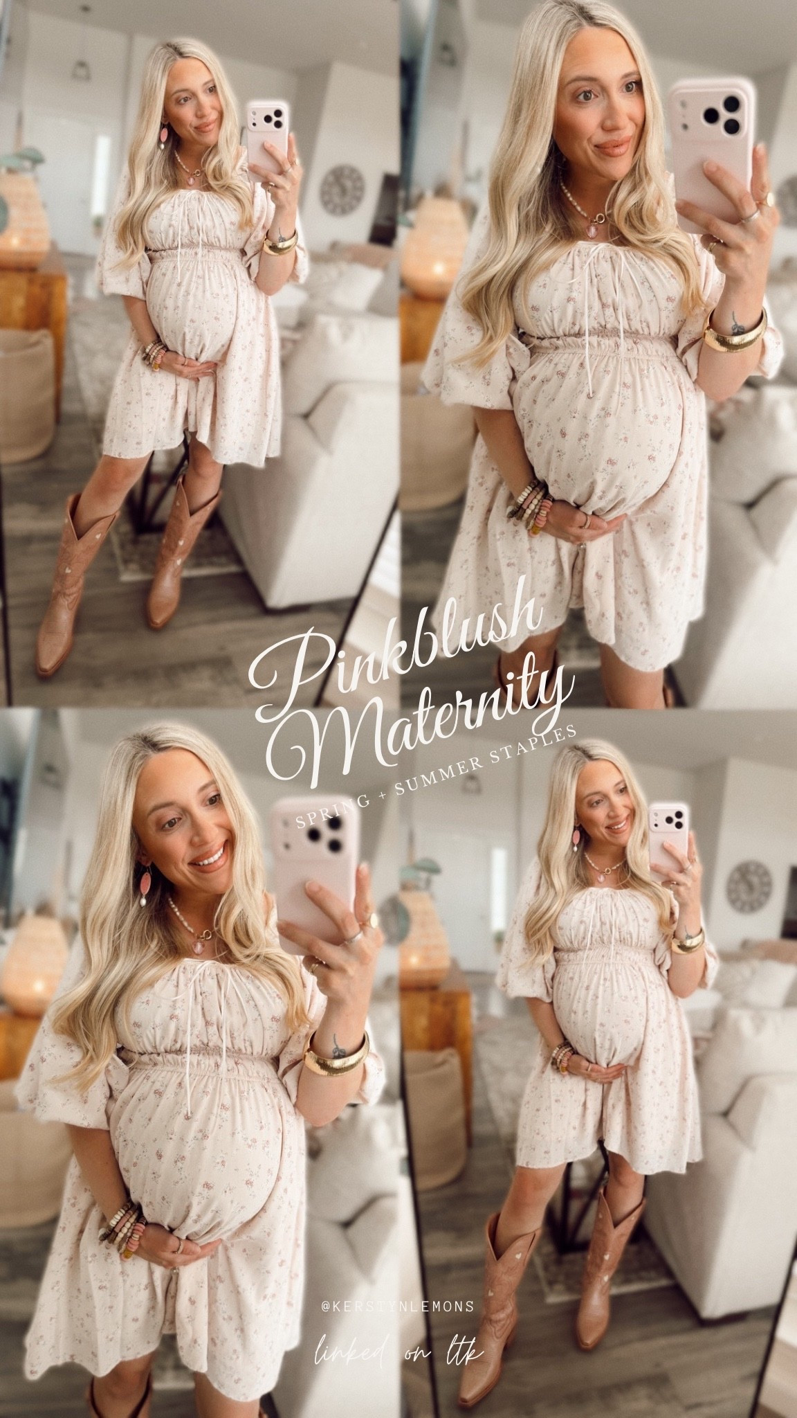 Tried on so many Pink Blush Maternity dresses and I’m obsessed 🤍 These maternity dresses are perfect for every trimester — first, second, or third — and grow beautifully with your bump. Whether you’re looking for an everyday maternity dress, a baby shower dress, a maternity photo outfit, or just cute pregnancy outfits that are actually comfortable, these are such good options.

I love that these styles work before, during, and after pregnancy, making them staples you’ll keep reaching for. Flowy, bump-friendly, flattering, and so easy to dress up or down ✨

Linking all my favorite Pink Blush maternity dresses here for anyone pregnant or planning photos, showers, or everyday wear 🤍
#pinkblushmaternity #maternitydress #pregnancyoutfits #babymoonstyle #babyshowerdress #maternityphotos #bumpstyle #momtobe #pregnancyfashion



#LTKgrwm #LTKootd #LTKBump