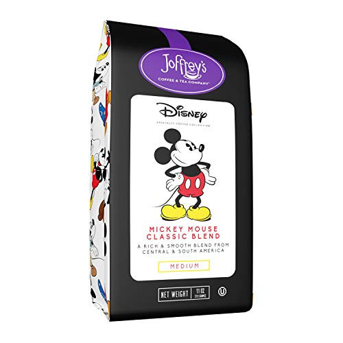 Joffrey's Coffee - Disney Mickey Mouse Classic Blend | Artisan Medium Roast, Arabica Coffee Beans, Smooth & Rich Flavor, Brew or French Press (Whole Bean, 11 oz) | Amazon (US)