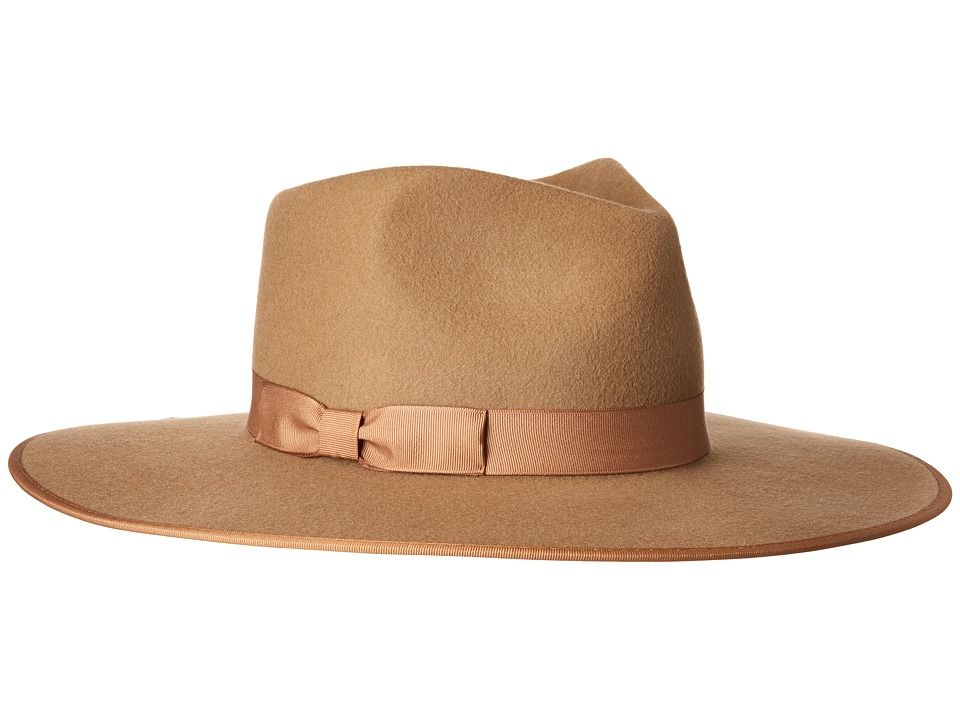 Lack of Color - Teak Rancher Wool Felt Fedora (Light Brown) Fedora Hats | Zappos
