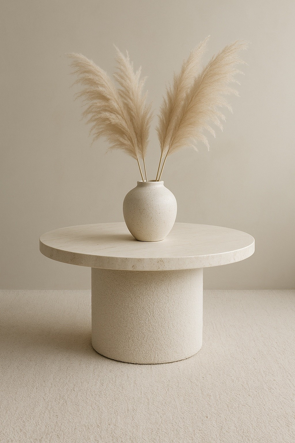 Soft, warm, organic modern vibes.
This sculptural round coffee table in textured beige instantly elevates any space — from living room to entryway. Styled with a minimal ceramic vase and pampas grass for that clean, airy, Pinterest-ready look.
Perfect piece for a cozy, neutral home aesthetic. 🤍#homedecor #neutralhome #coffeetabledecor #organichome #minimalistdecor #pampasdecor #beigedecor #interiorinspo #modernhome #neutralinterior #ltkhomefinds #homeaesthetic


#LTKootd #LTKvlog #LTKHoliday