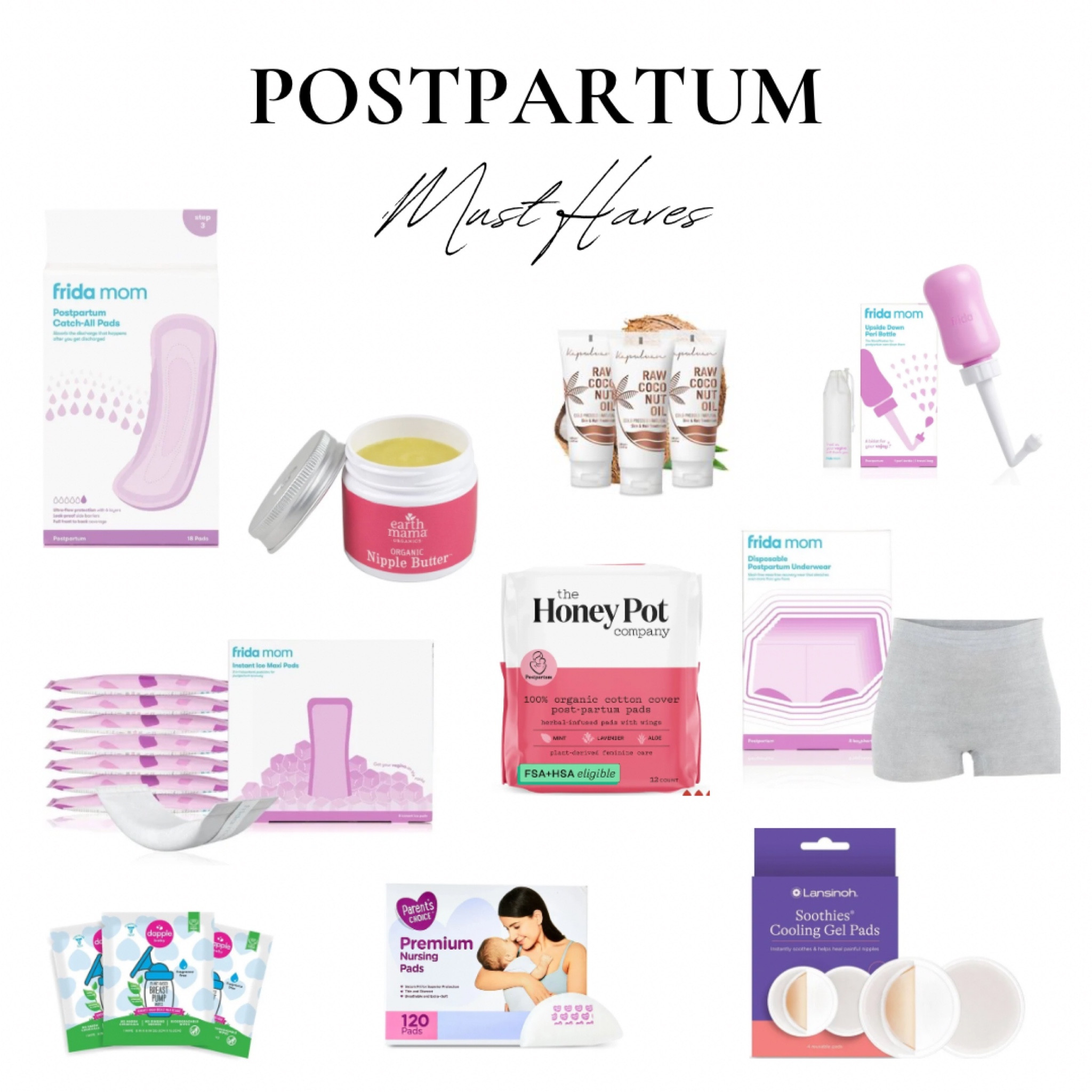 Postpartum essentials as a first time mom! 

#LTKBump #LTKBaby