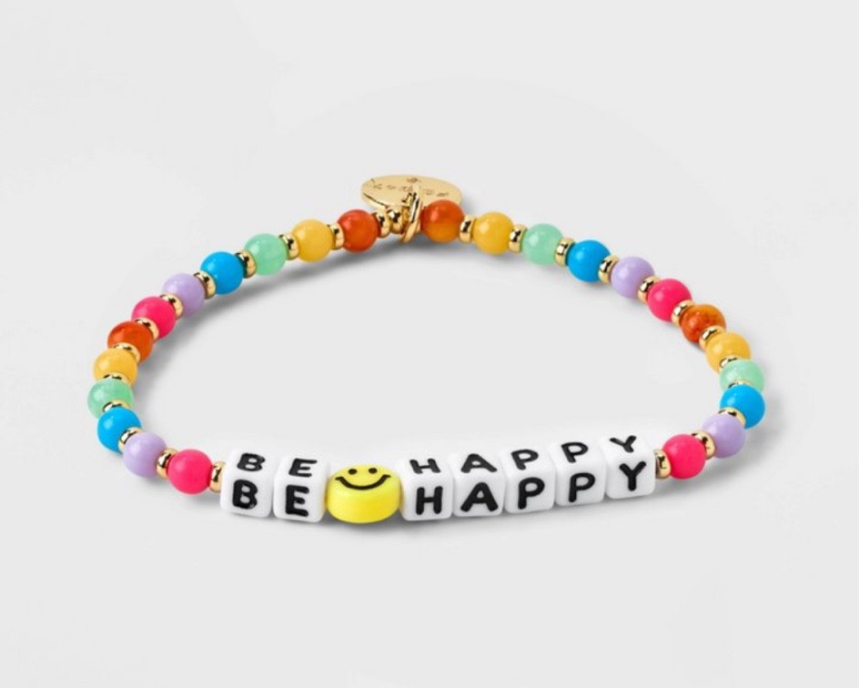 Little Words Project Be Happy Beaded Bracelet 

#LTKunder50 #LTKGiftGuide #LTKstyletip