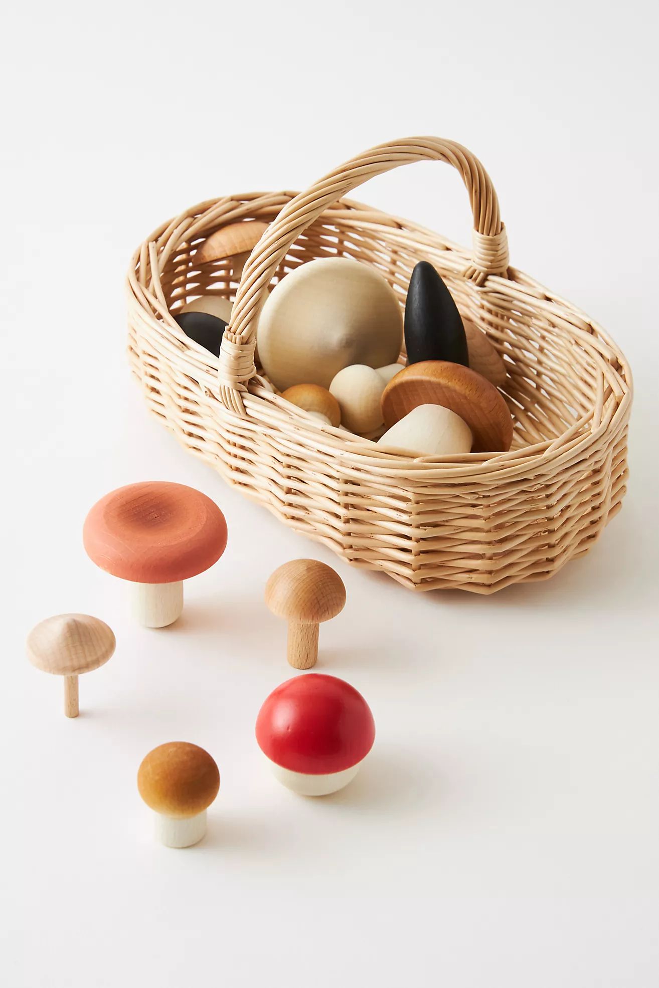 Forest Mushrooms Basket Toy Set | Anthropologie (US)