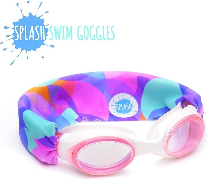 SPLASH Swim Goggles - Bubbles - Fun, Fashionable, Comfortable - Fits Kids and Adults - Won't Pull... | Amazon (US)