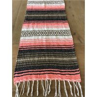Mexican Blanket Table Runner, Falsa Yoga Mat, Boho Chic Decor, Rustic Wedding, Tribal Fiesta, Baby S | Etsy (US)