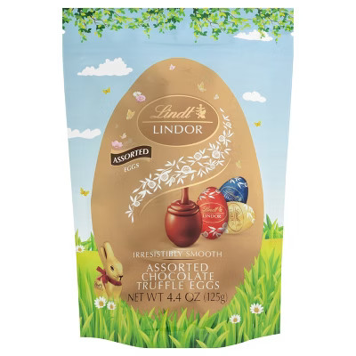 Lindt Lindor Assorted Chocolate Candy Truffle Easter Eggs - 4.4oz | Target