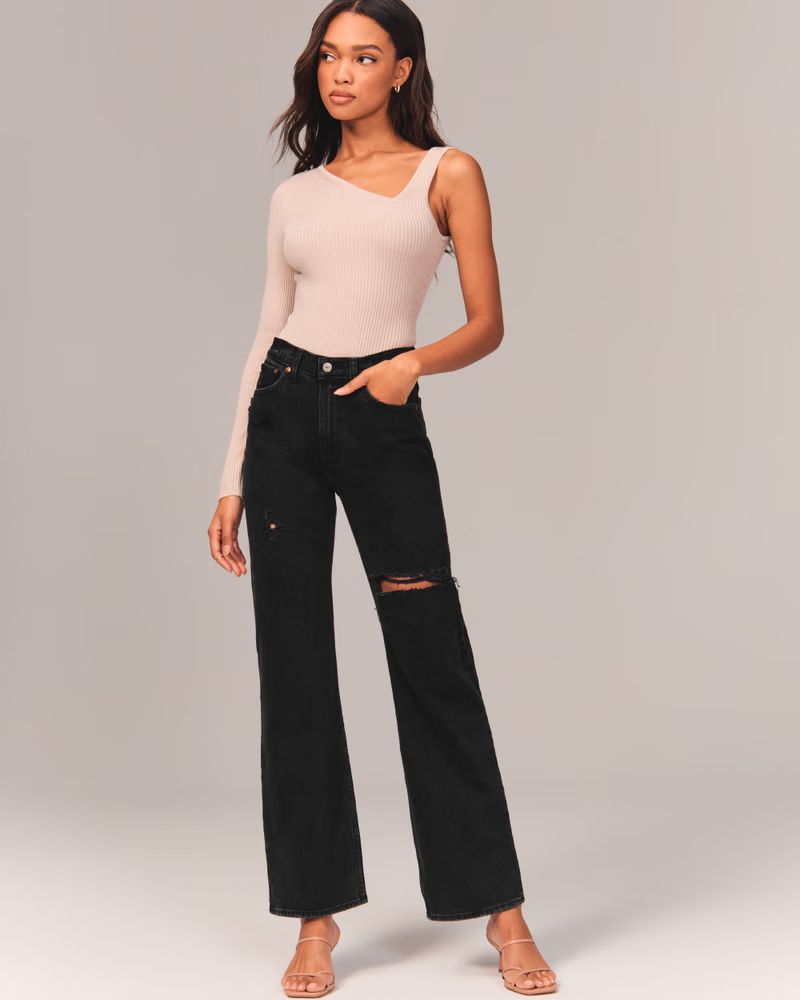 Women's Ultra High Rise 90s Relaxed Jean | Women's Bottoms | Abercrombie.com | Abercrombie & Fitch (US)