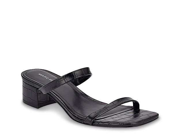 Marc Fisher Caylon 2 sandal - Women's - Black Croc Print | DSW