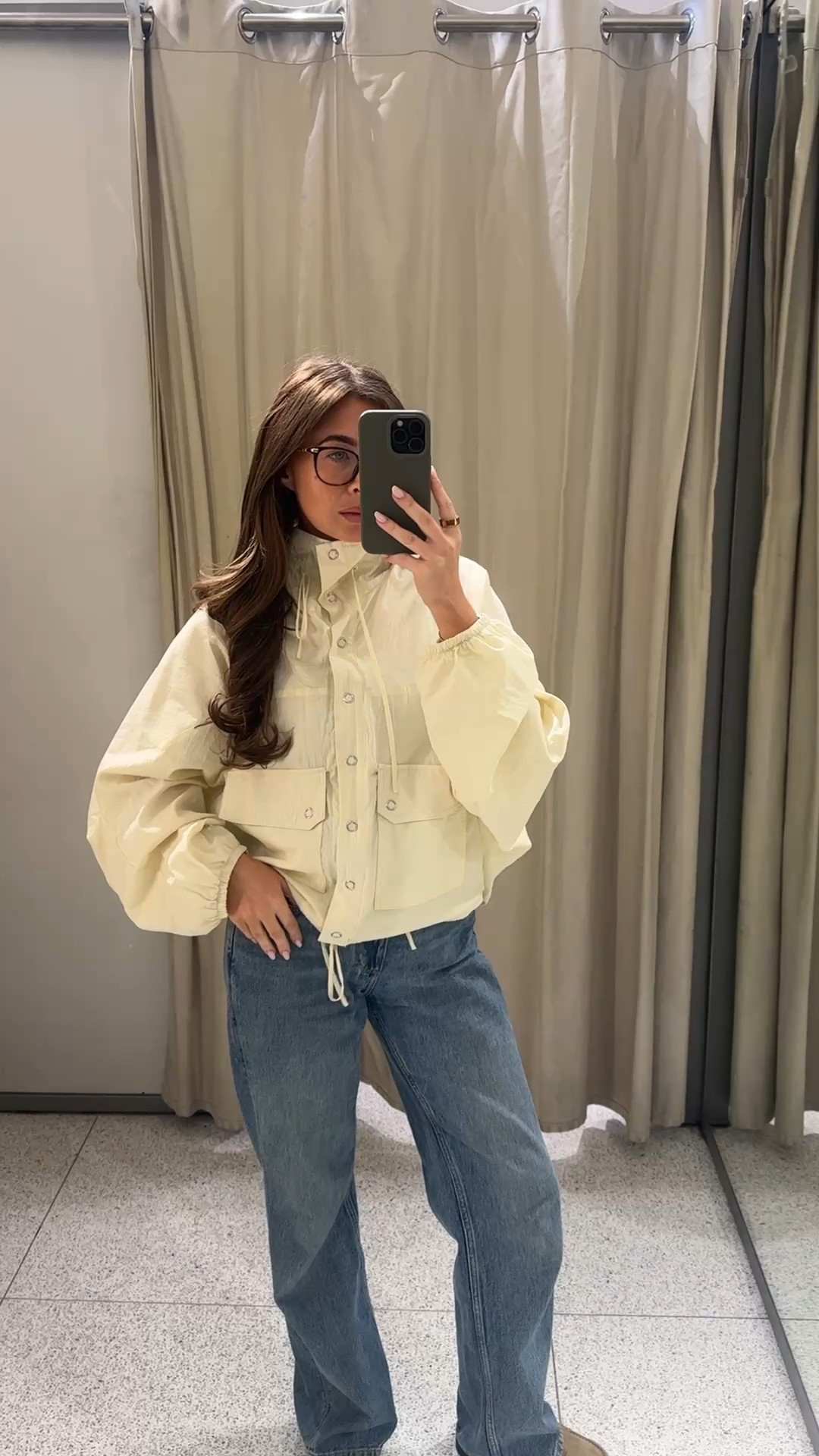 Zara Nylon Spring Jacket 💛 

#LTKjeans #LTKspring #LTKuk