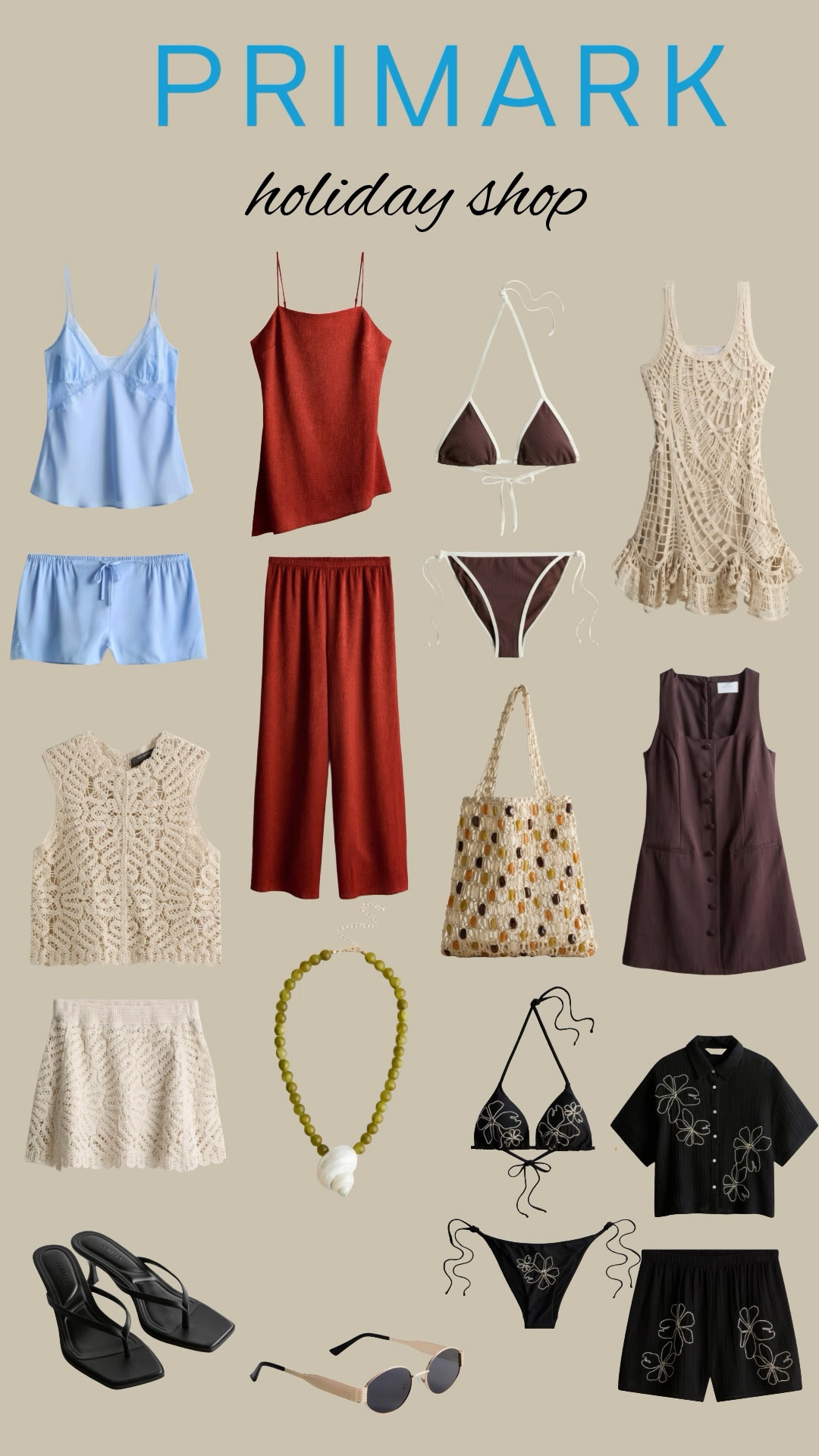 @Primark holiday essentials ✨

bikini, holiday shop, summer, pyjamas, crochet, satin, dress, co ord, skirt, beach wear

#LTKswimwear #LTKtravel #LTKuk