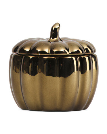 12oz Ceramic Pumpkin Candle | TJ Maxx