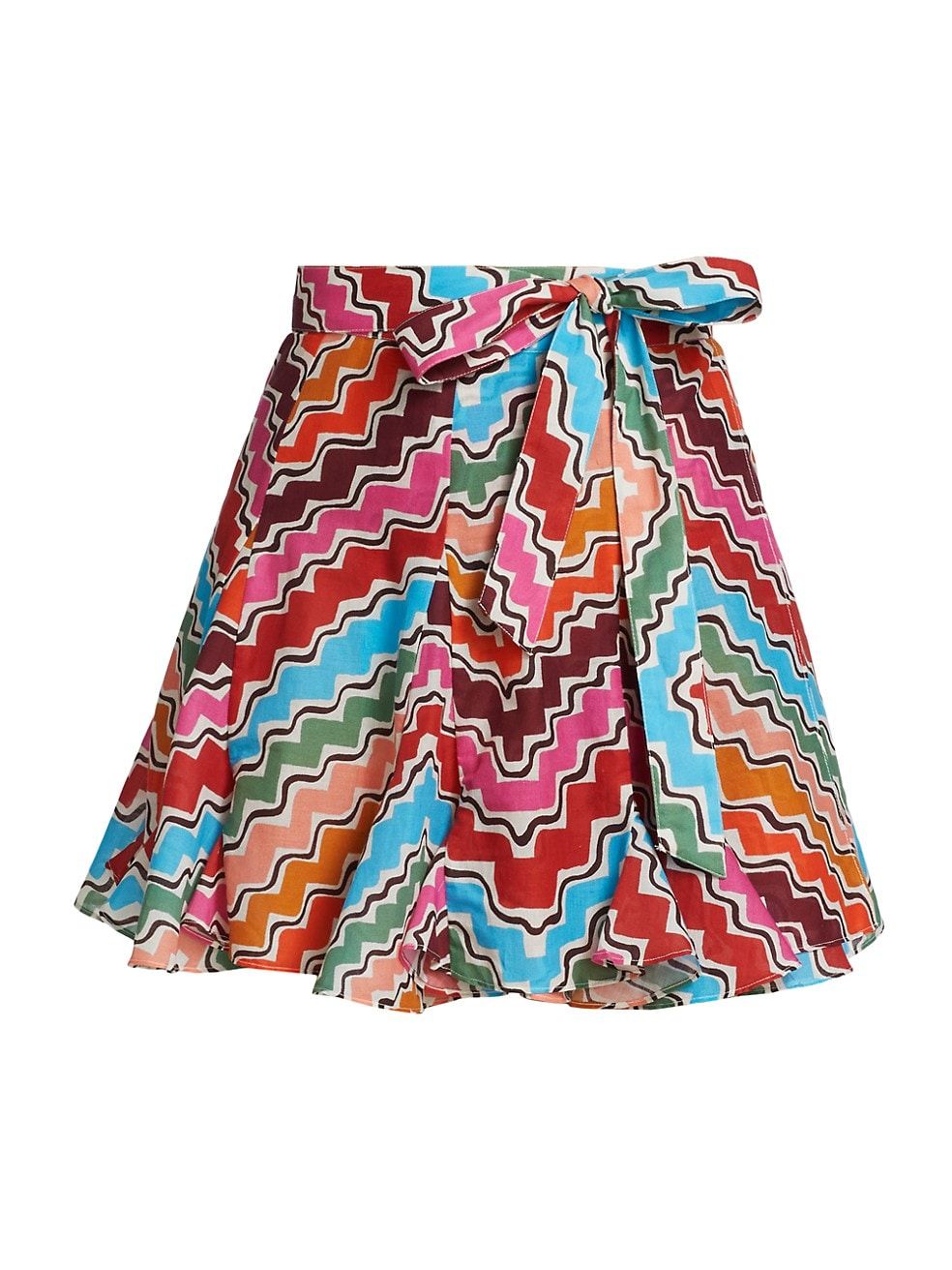 Willow Wavy Stripe Cotton Miniskirt | Saks Fifth Avenue