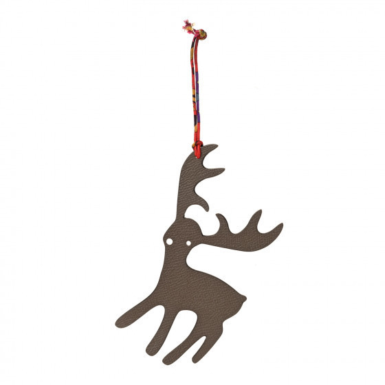 HERMES

Togo Epsom Petit H Reindeer Bag Charm Capucines Etoupe | Fashionphile