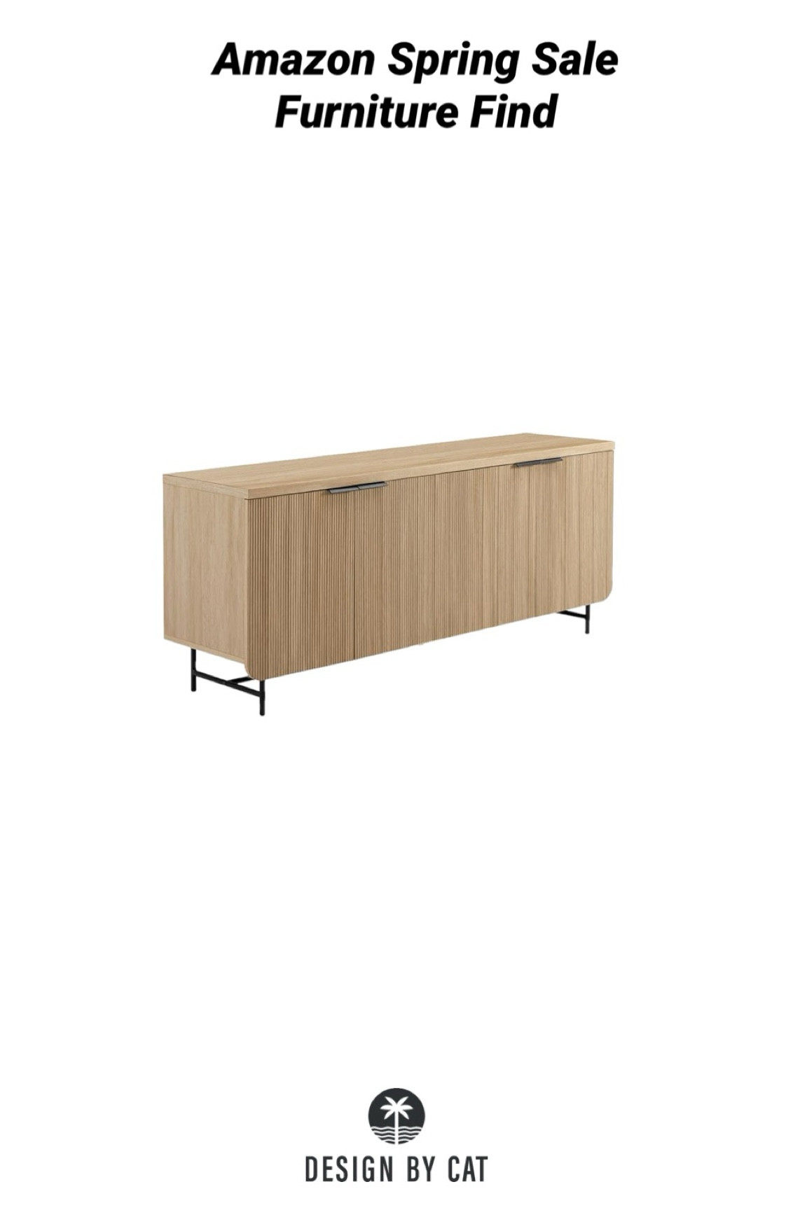 Amazon Spring Sale Furniture Find
Fluted Sideboard
Organic Modern Style Console

#LTKhome