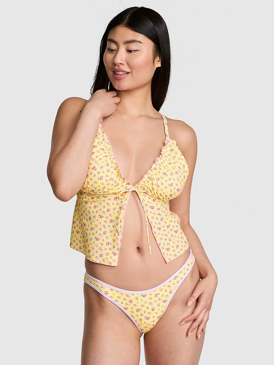 Buy Halle Flyaway Bikini Top, Bloom - Order Bikini Top online - Victoria's Secret US | Victoria's Secret (US / CA )