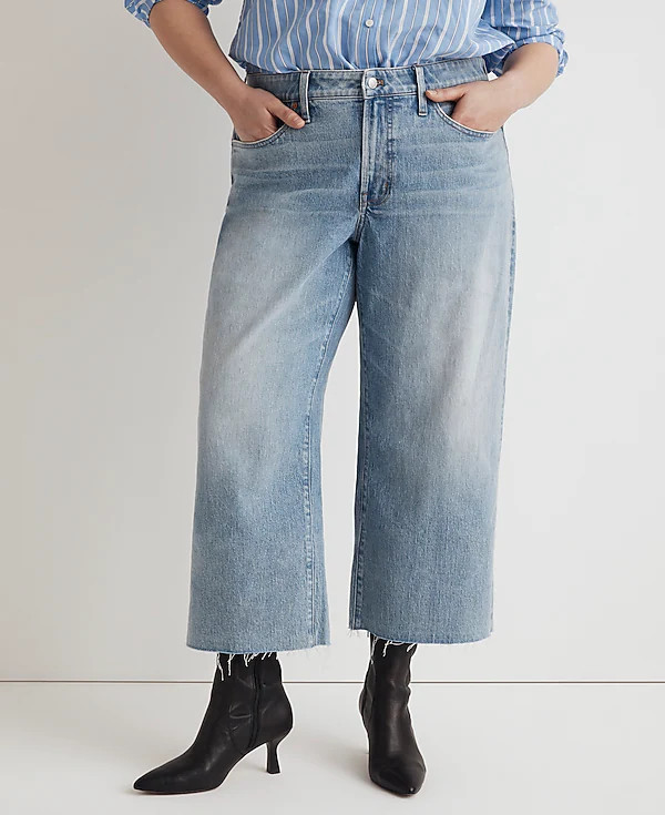 The Plus Perfect Vintage Wide-Leg Crop Jean | Madewell