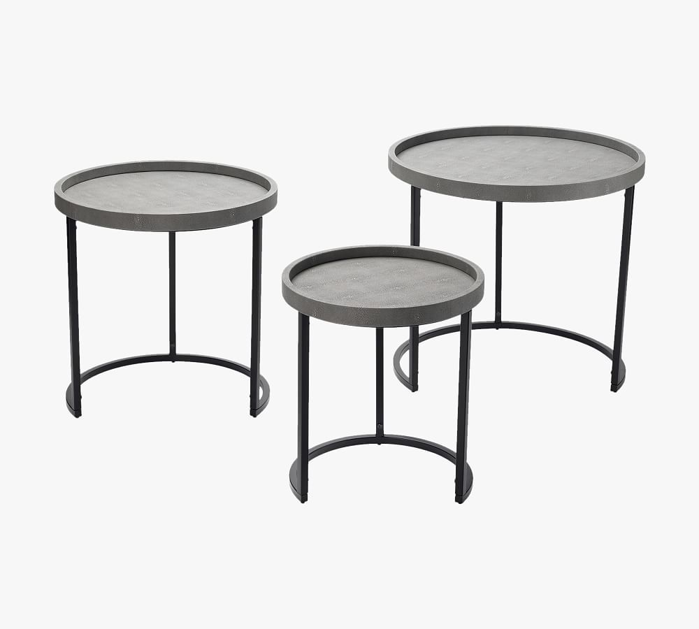 Nina Round Accent Tables - Set of 3 | Pottery Barn (US)