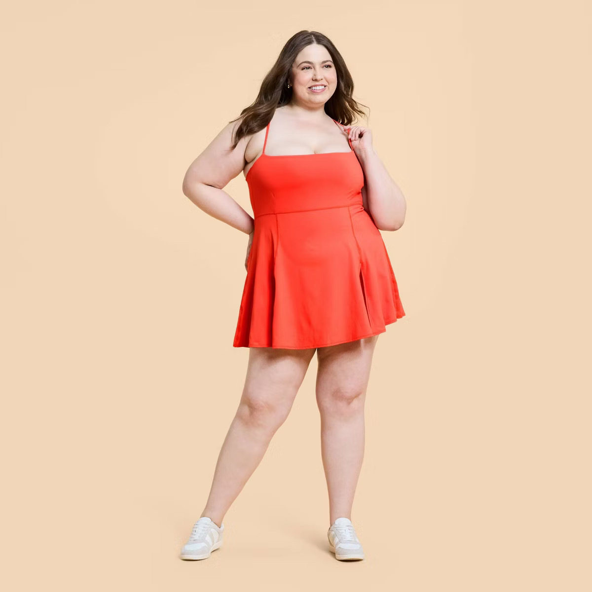 Blogilates Women's Everything Active Dress - Coral Red XS | Target