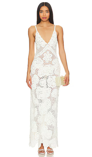 Rohesia Dress in Off White | Revolve Clothing (Global)