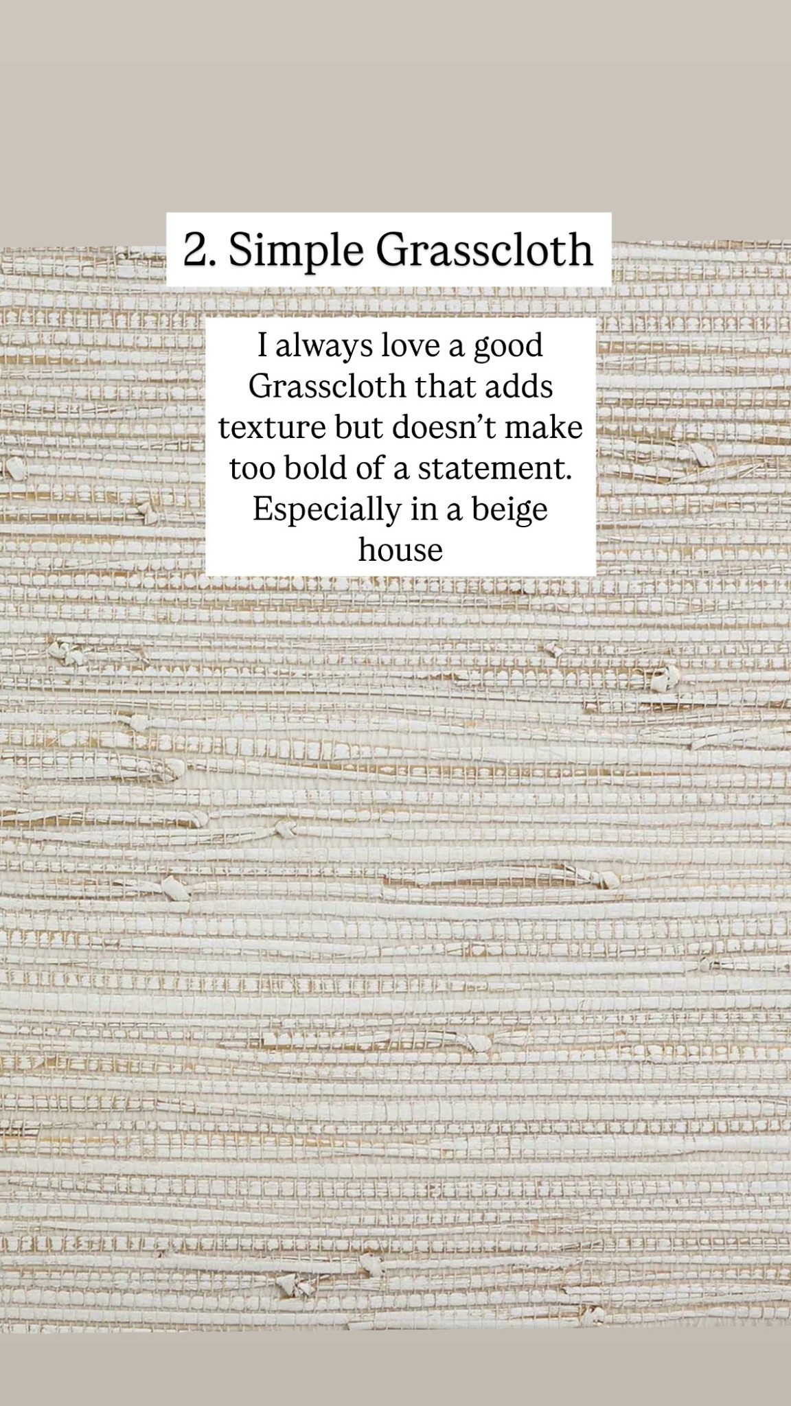 I love this neutral wallpaper that still adds interest with its texture!

#LTKHome