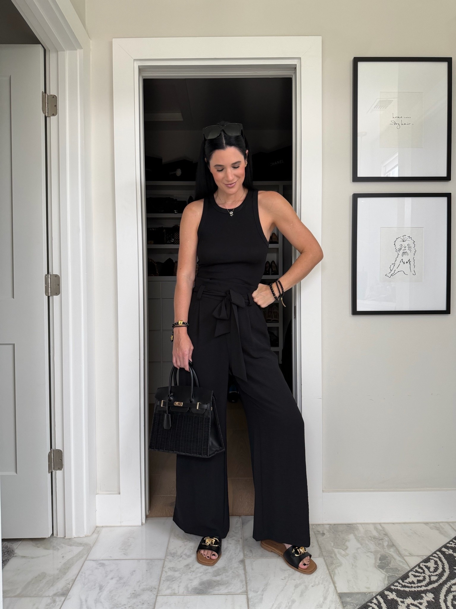 These wide leg pants are a must have for summer! I’m wearing a size small. 

Use code 20ASHLEY for 20% off my Lisi Lerch bag.