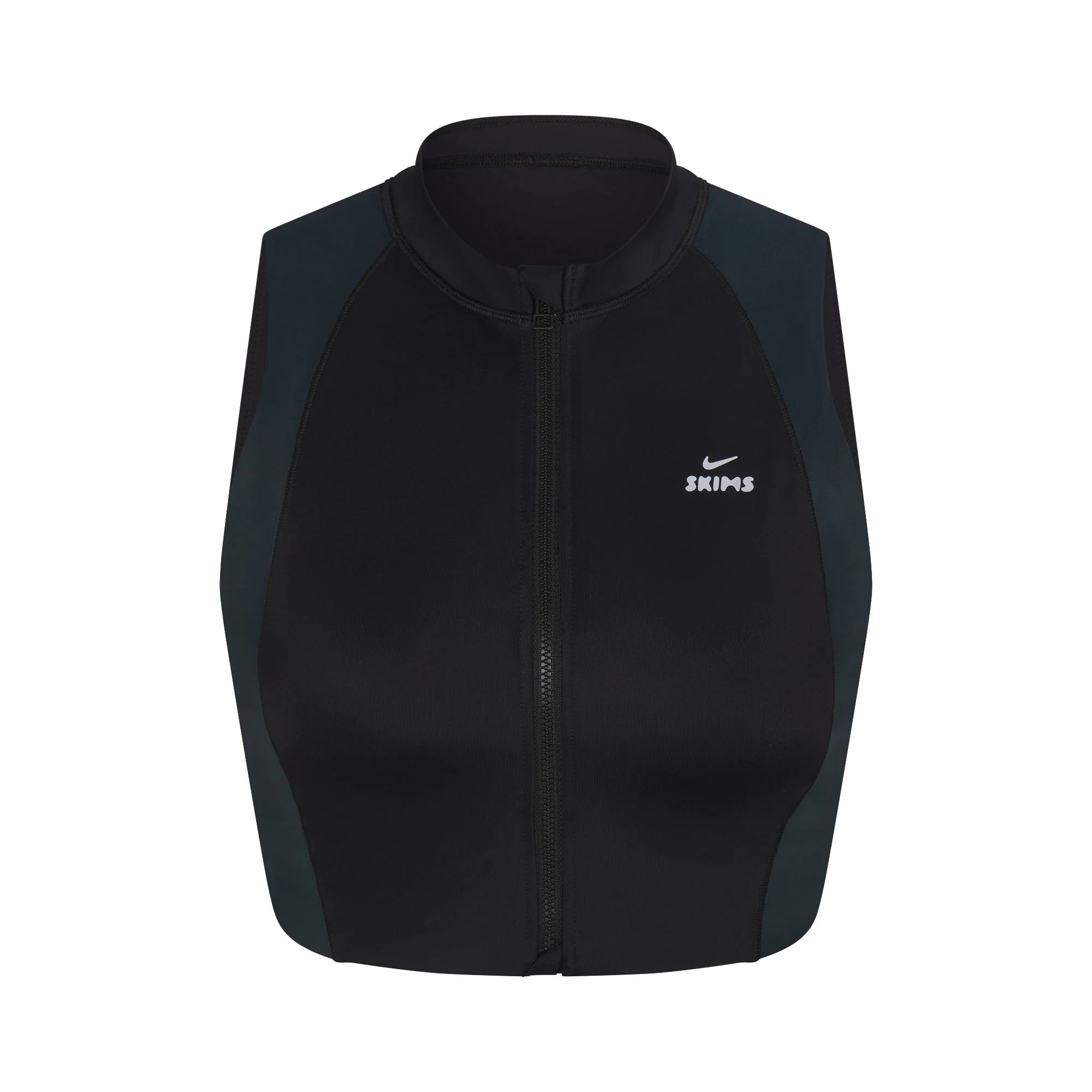 SKIMS Front Zip Bra | Green | Large | NikeSKIMS Shine | SKIMS (US)