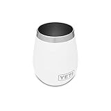 YETI Rambler 10 oz Wine Tumbler, Vacuum Insulated, Stainless Steel, White | Amazon (US)