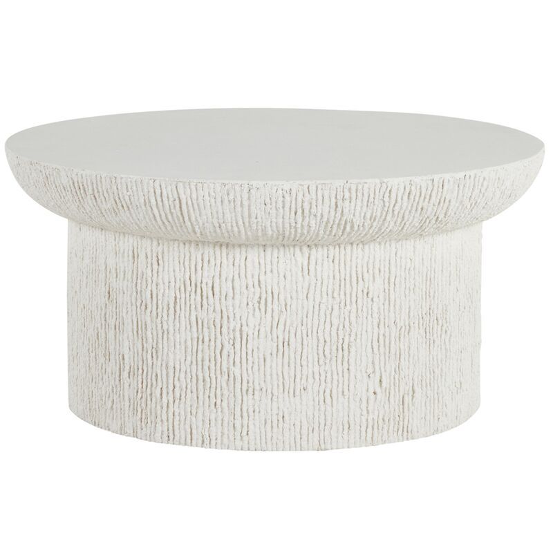 Brant Round Outdoor Coffee Table, Cast Stone | One Kings Lane
