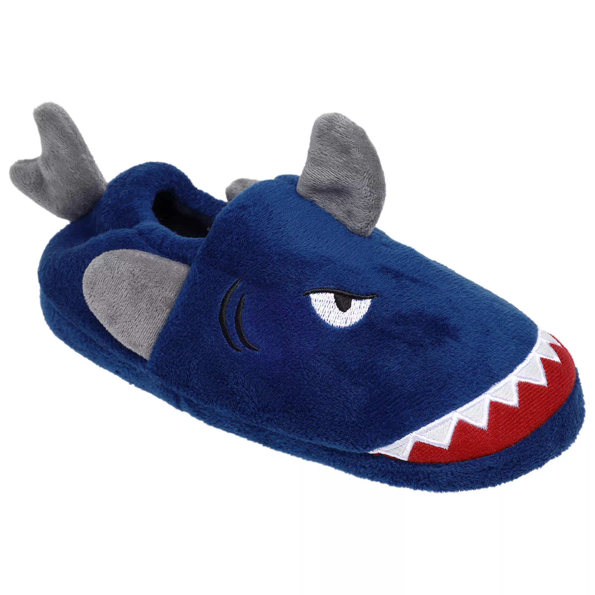 Capelli Boys Soft Boa 3D Shark Slippers | Kohl's