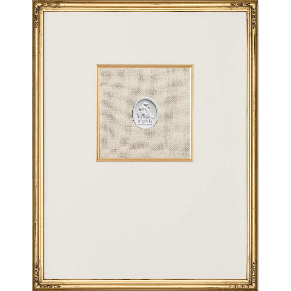Intaglio in Gold Frame - Small | Mintwood Home