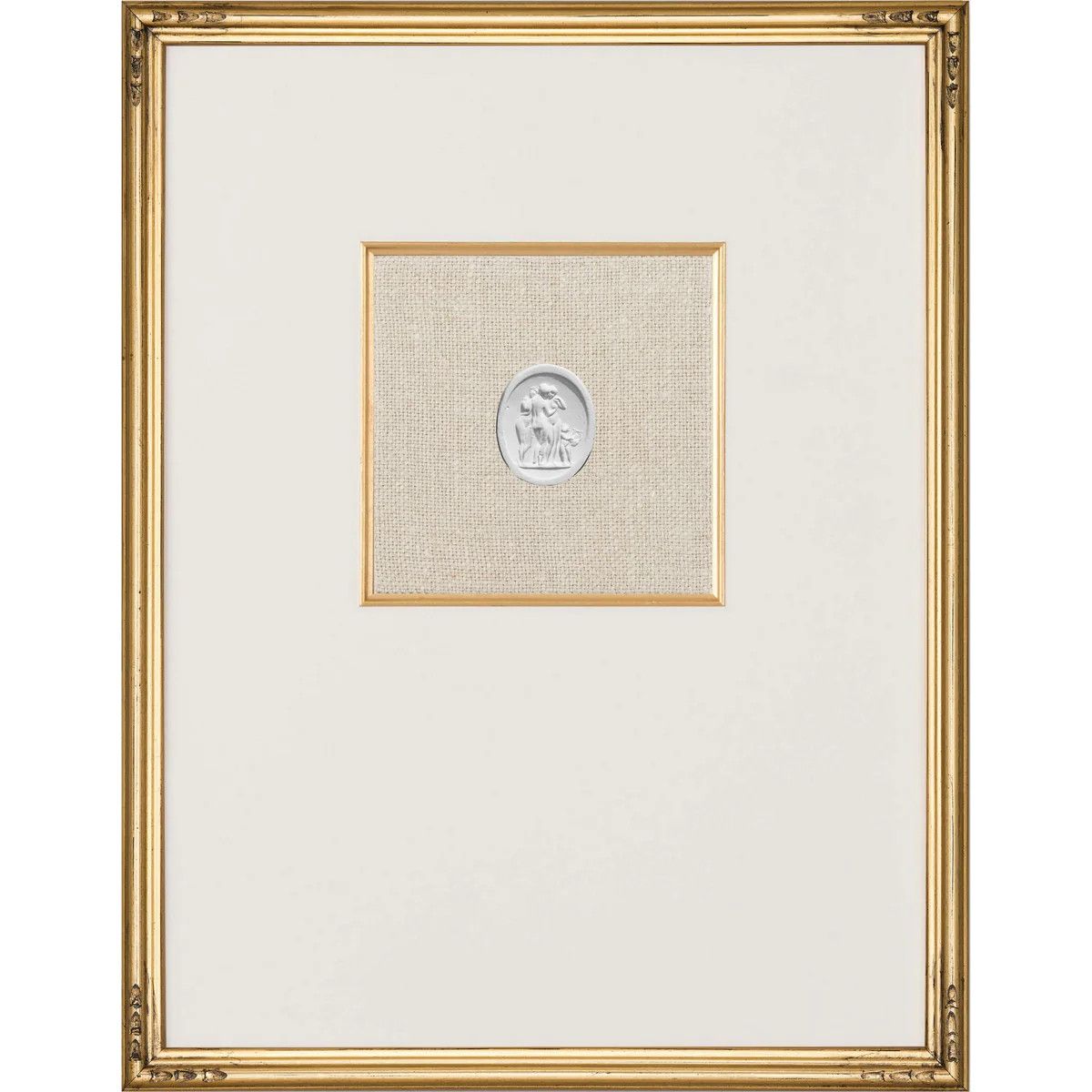 Intaglio in Gold Frame - Small | Mintwood Home