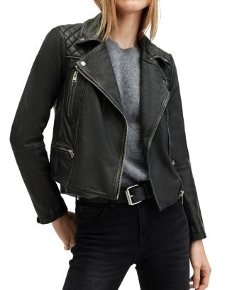 Cargo Leather Biker Jacket | Bloomingdale's (US)