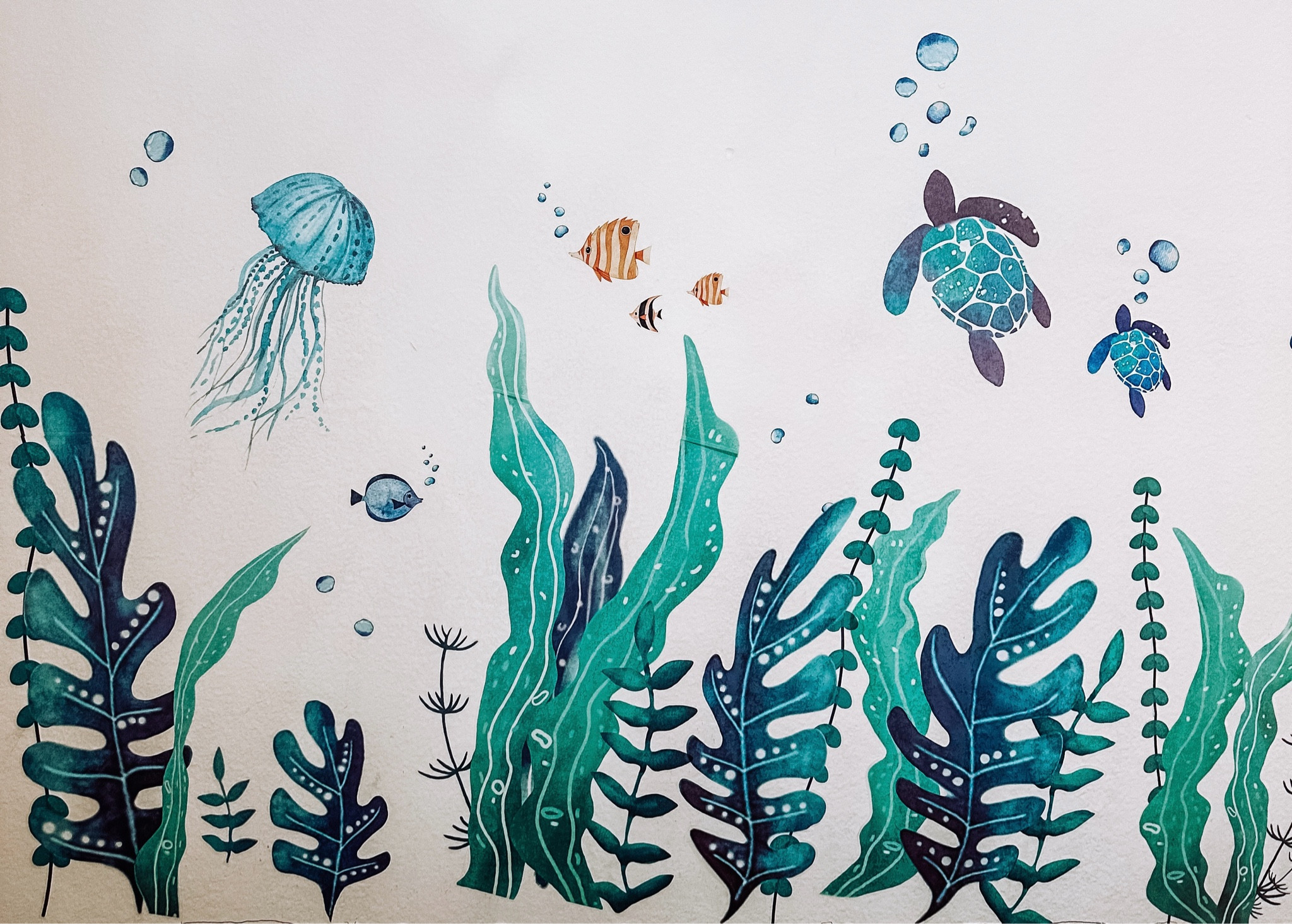 This wall decal is sooooo easy to put up! I love this fun addition to our mermaid room  

#LTKHome #LTKKids #LTKFamily