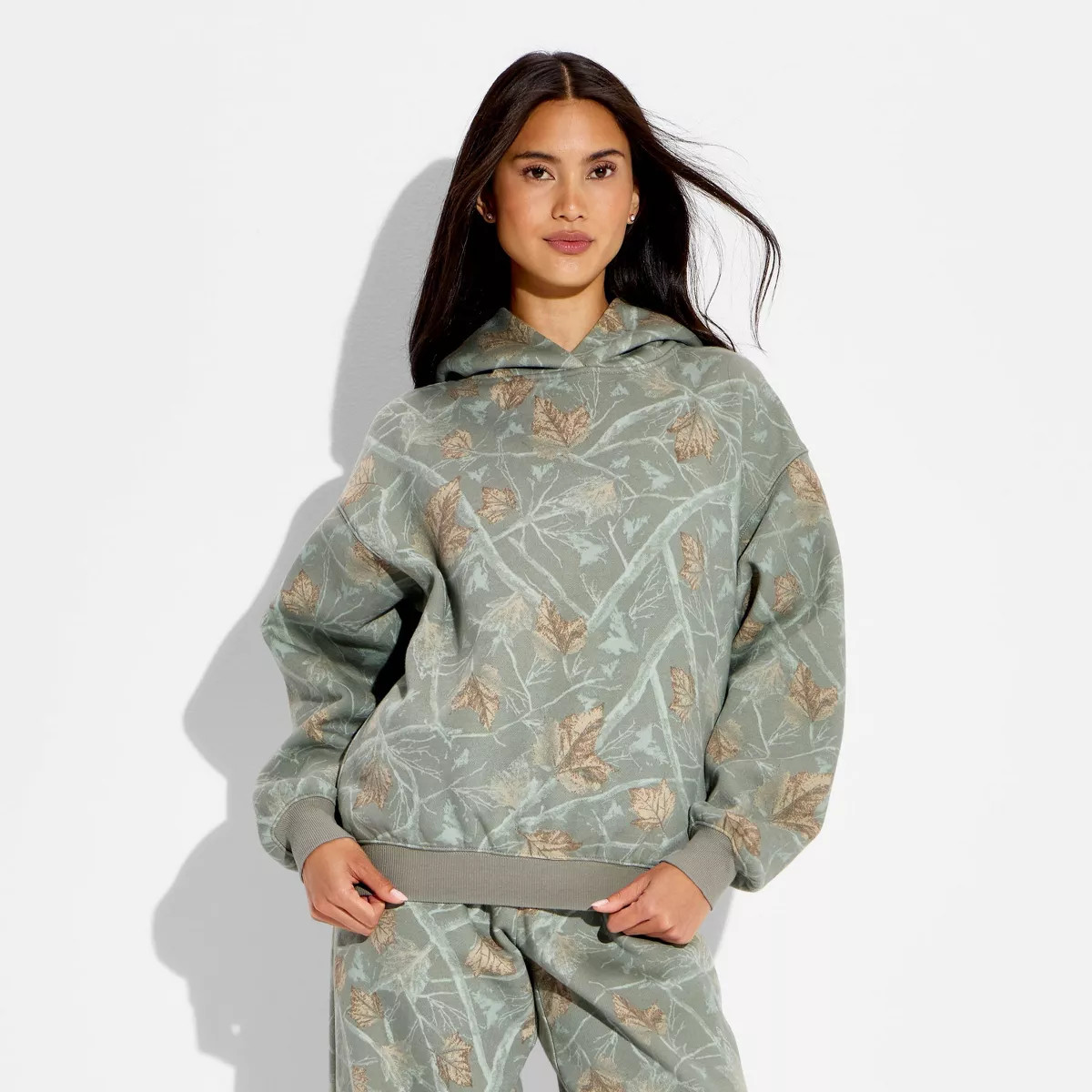 Women's Fleece Hoodie - Wild Fable™ Hematite Star 3X | Target