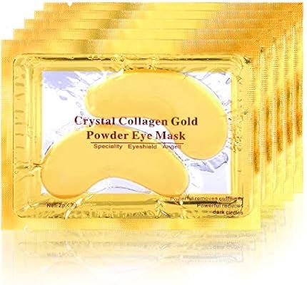 POSTA Gold Eye Mask, 20 Pairs Eye Treatment Mask With Collagen, Under Eye Mask Treatment for Puff... | Amazon (US)