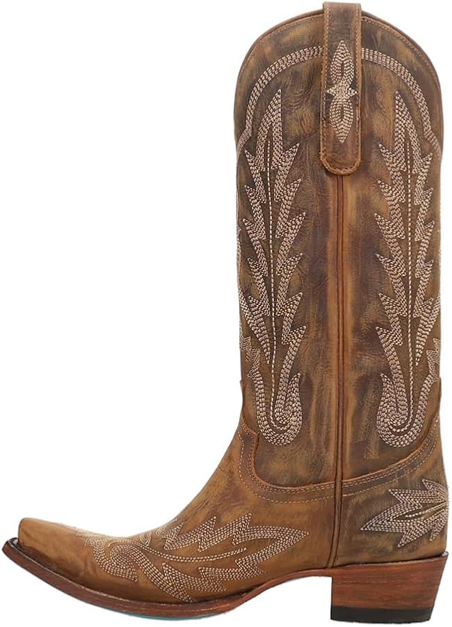Lane Womens Lexington Snip Toe Casual Boots Mid Calf Low Heel 1-2" - Brown | Amazon (US)