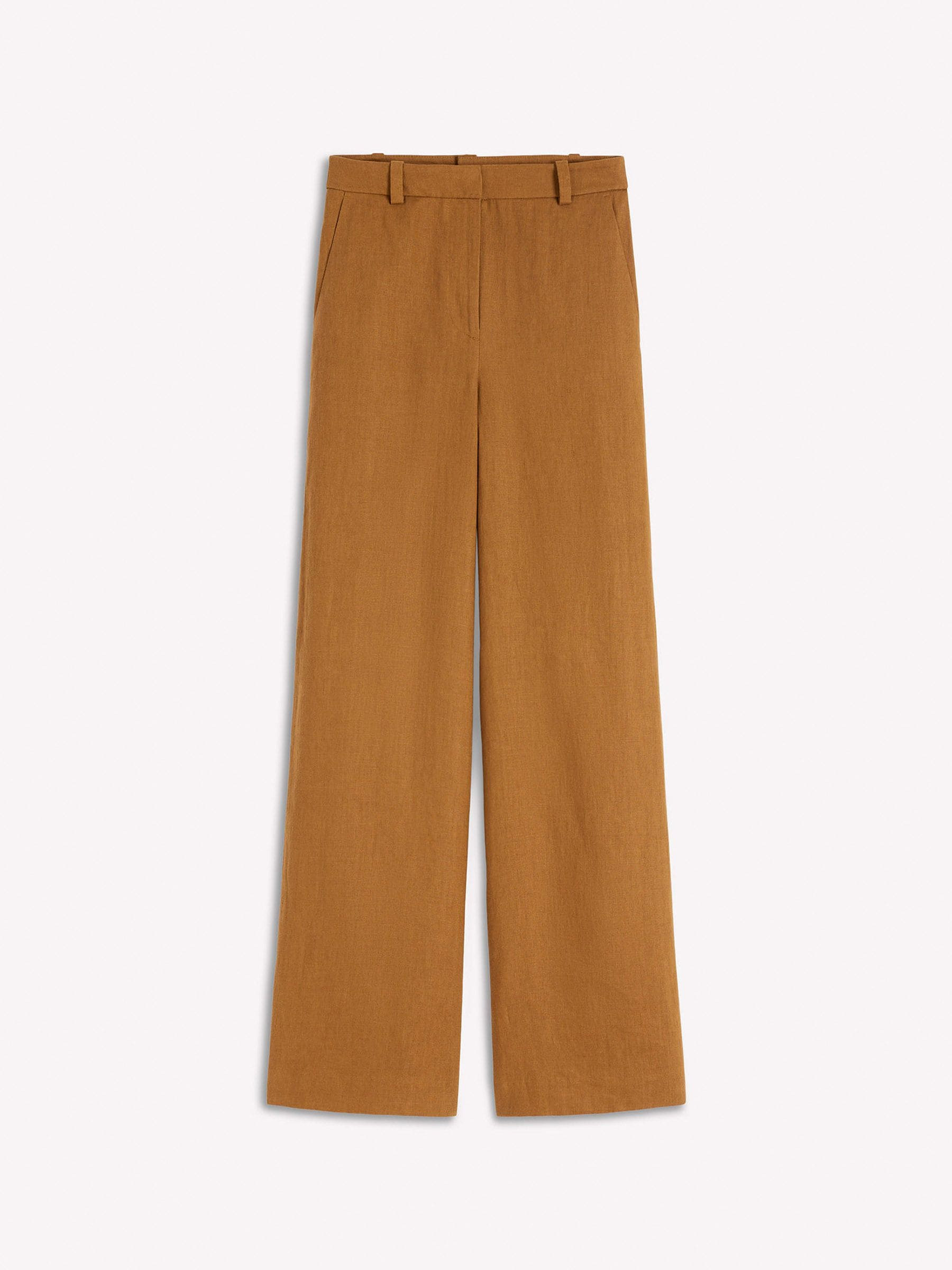Boden Boden Brown Belgravia Linen Trousers | Next US