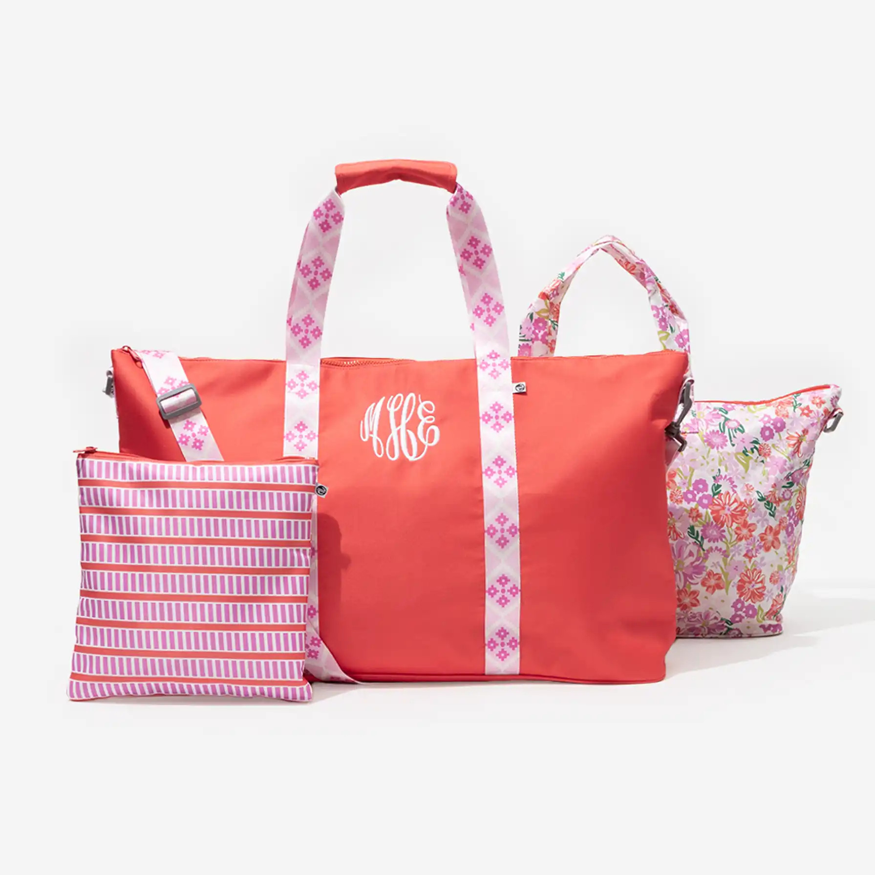 Monogrammed Travel Bag Set | Marleylilly