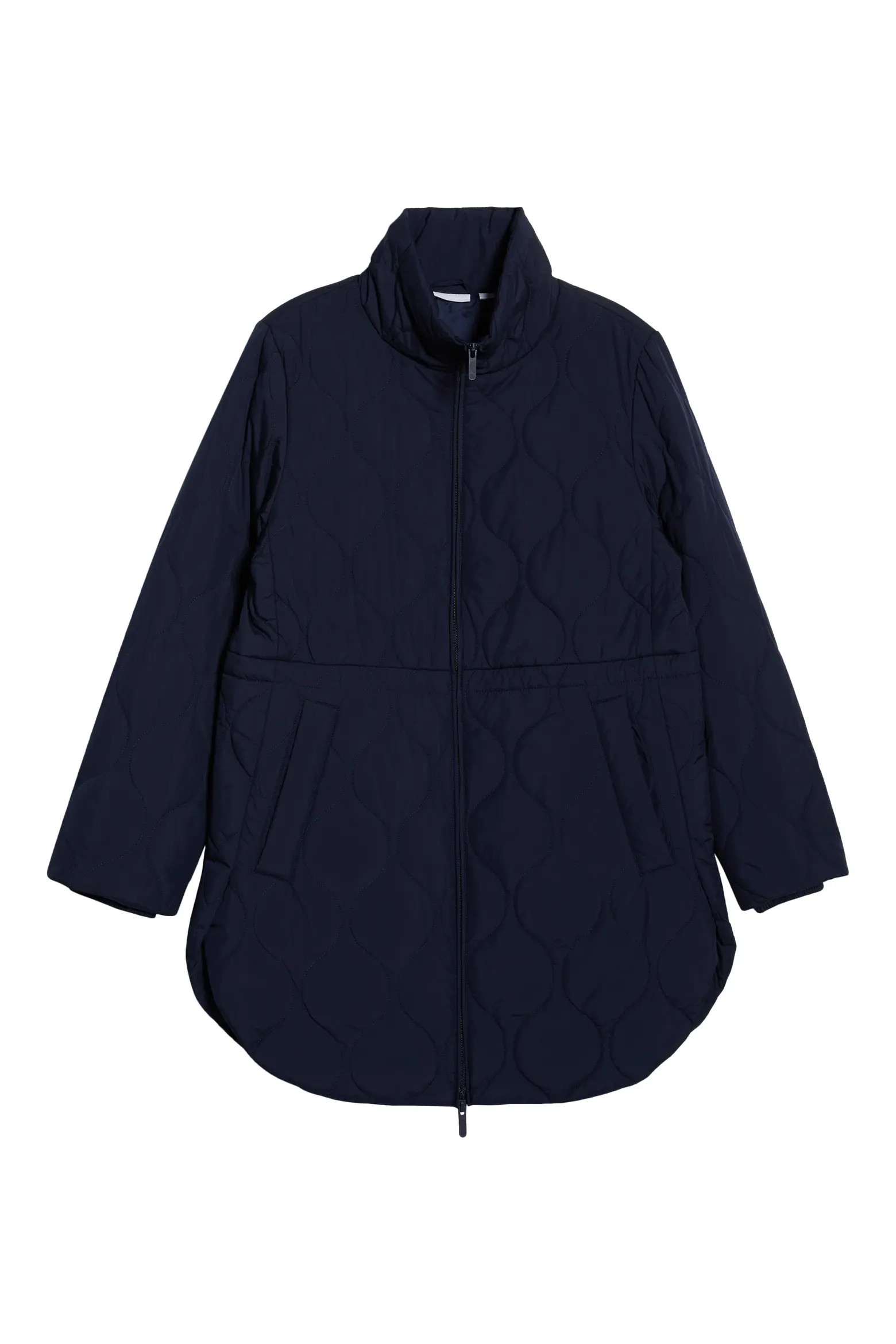 Zella Skyline Longline Quilted Jacket (Women) | Nordstrom | Nordstrom