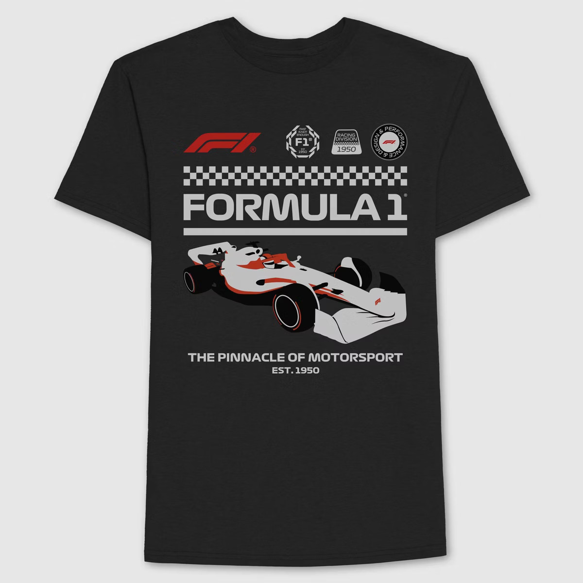 Men's Formula 1 Graphic T-Shirt - Black | Target