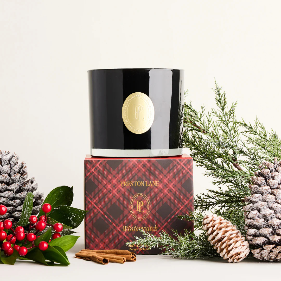Winterwatch Holiday Candle | Luxury Fragrance | 3-Wick Candle | Preston Lane | Preston Lane