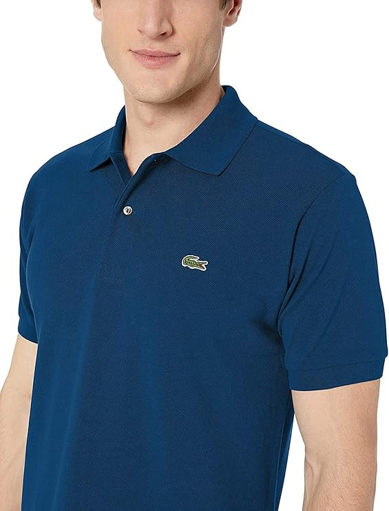 Lacoste Mens Legacy Short Sleeve L.12.12 Pique Polo Shirt | Amazon (US)