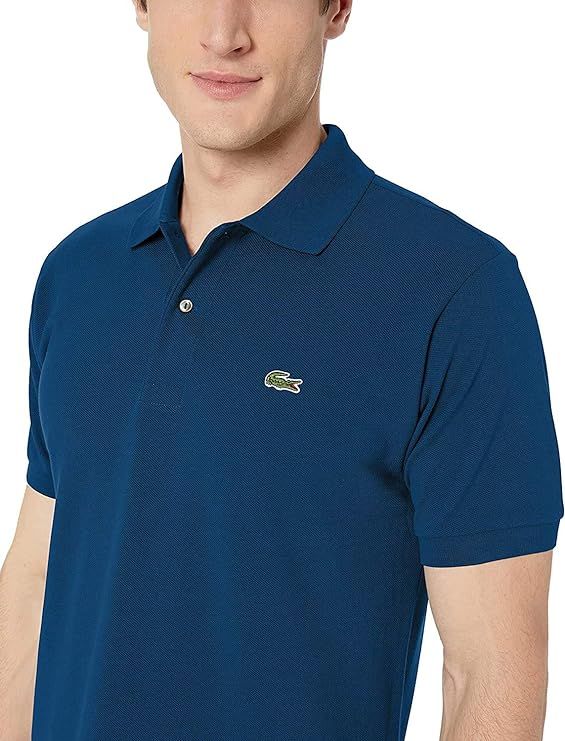 Lacoste Mens Legacy Short Sleeve L.12.12 Pique Polo Shirt | Amazon (US)