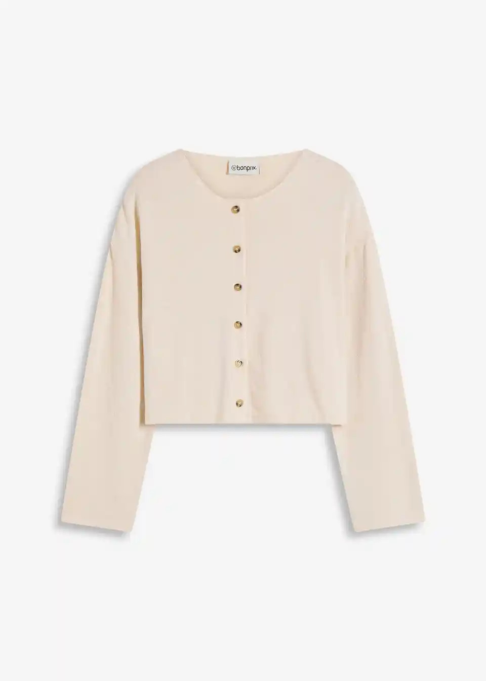 Gerippte Feinstrickjacke | Bonprix DE