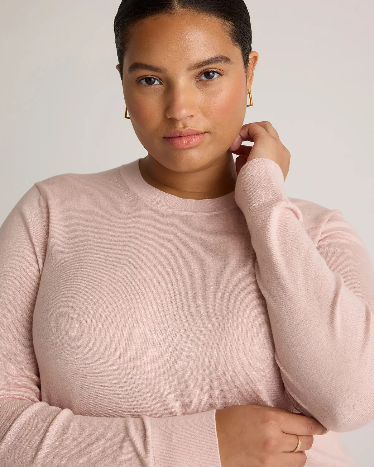 Lightweight Cotton Cashmere Crew Sweater | Quince