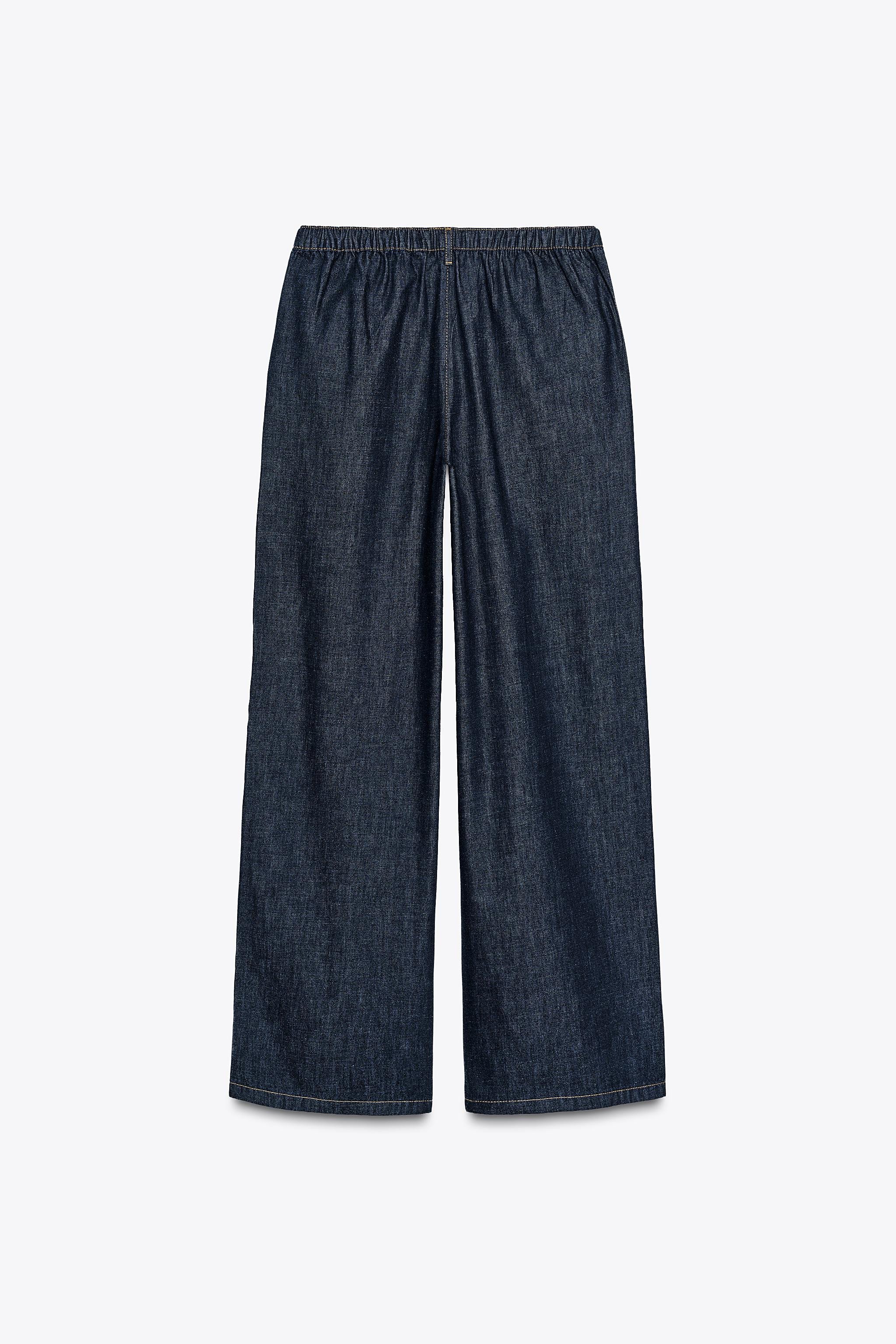 Z1975 HIGH RISE WIDE LEG JOGGER JEANS | Zara US