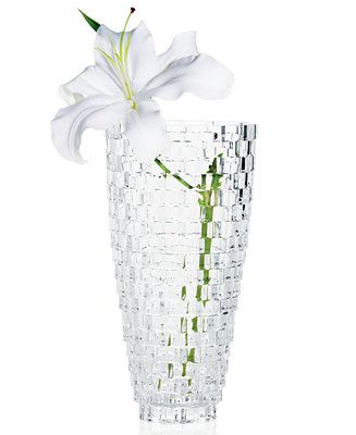 Palazzo Crystal Vase 12" | Macys (US)