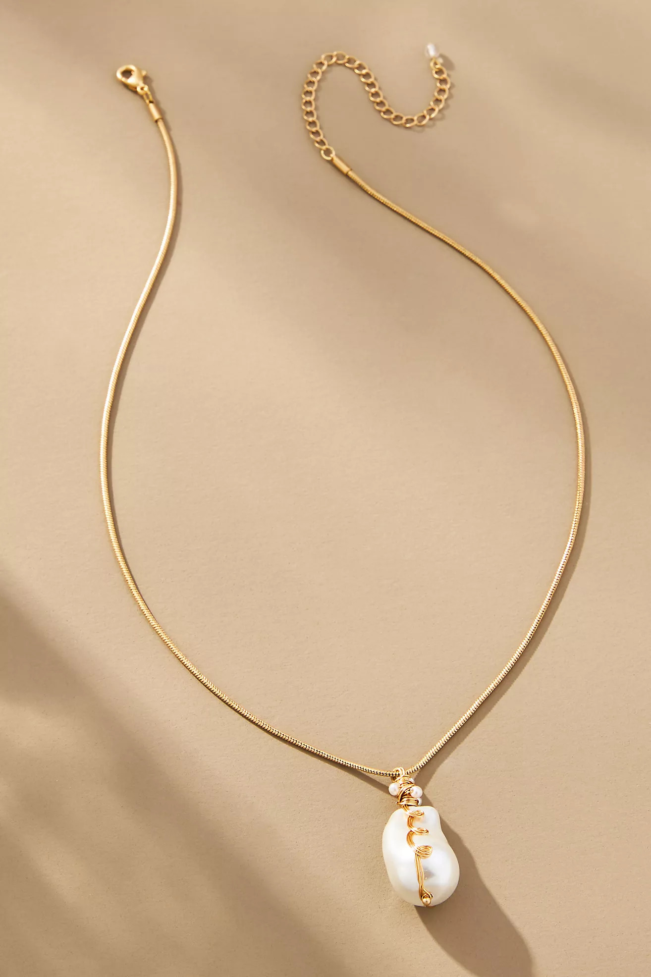 Pearl Pendant Necklace | Anthropologie (US)